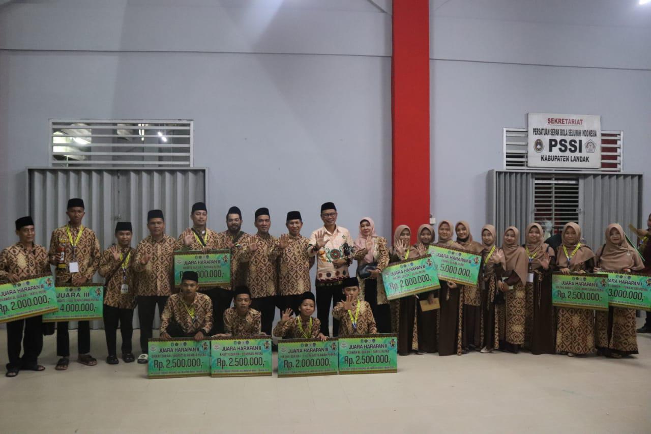 Kabupaten Sambas Raih Peringkat Lima MTQ XXXII Kalimantan Barat 2024