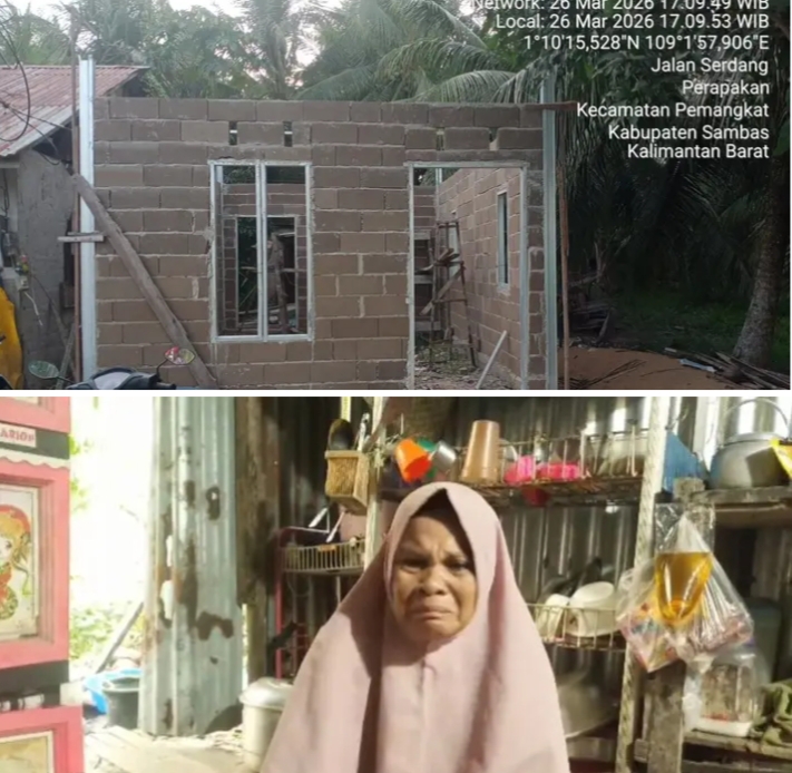 Warga Penerima Manfaat Mengeluh, Terkait Program Bedah Rumahnya Belum Rampung di Dinas Perkim Kab. Sambas