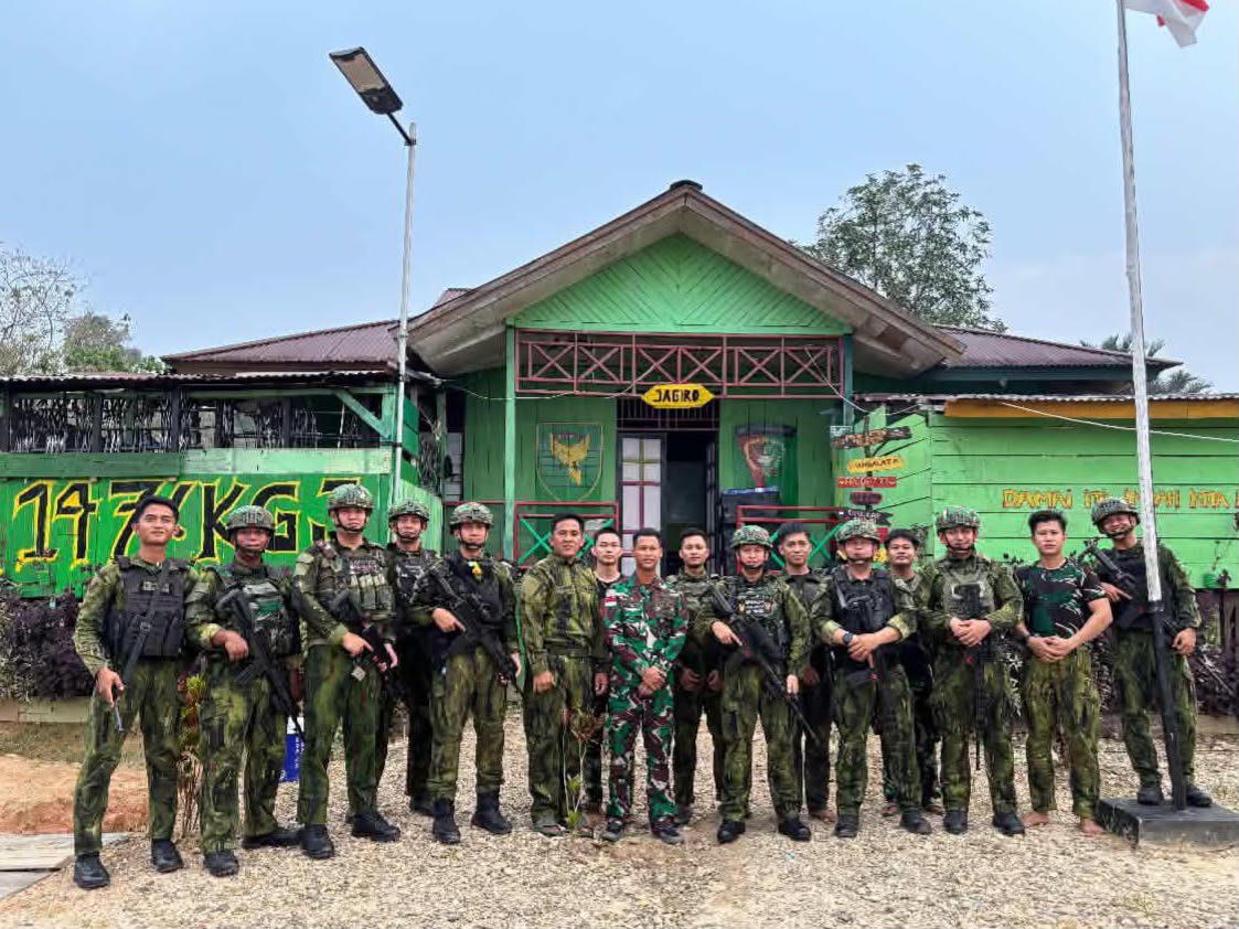 Dansatgas Yonif 147/KGJ Tinjau Kesiapan Prajurit di Pos Jagiro Pastikan Moril dan Keamanan Wilayah Perbatasan Tetap Terjaga